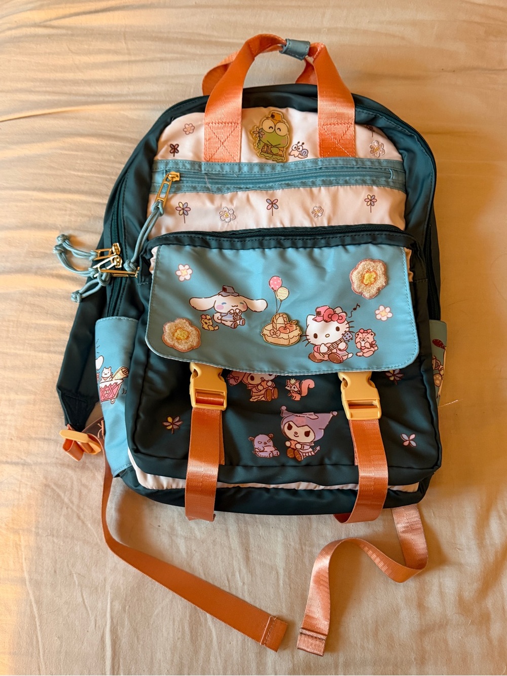 Sanrio hello kitty and friends camping bookbag